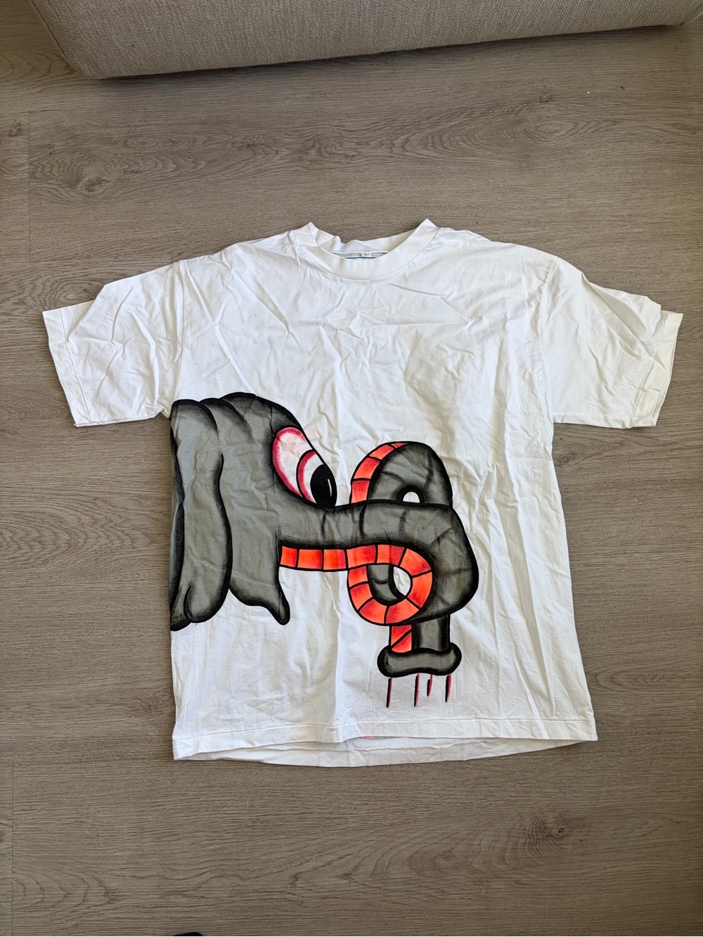Bali Zoo White Elephant Short Sleeve Tee